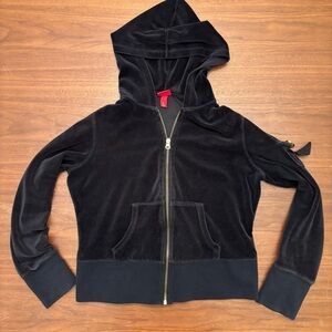 Vintage Mossimo velvet zip up